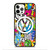 VW STICKER BOMB LOGO iPhone 12 Pro Case Cover