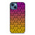 BLACK MAMBA YELLOW PURPLE PATTERN iPhone 14 Case Cover