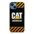 CAT CATERPILLAR METAL SYMBOL iPhone 14 Case Cover