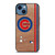 CHICAGO CUBS UBS MLB WOODEN LOGO iPhone 14 Case Cover