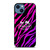 COACH NEW YORK BLACK VIOLET iPhone 14 Case Cover