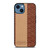 COACH NEW YORK BROWN LEATHER iPhone 14 Case Cover