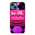 COACH NEW YORK PURPLE PINK LOGO iPhone 14 Case Cover