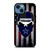 DALLAS COWBOYS SKULL USA FLAG iPhone 14 Case Cover