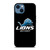 DETROIT LIONS BLACK iPhone 14 Case Cover