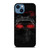 DODGE SRT CHALLENGER HELLCAT BLACK iPhone 14 Case Cover DODGE SRT CHALLENGER HELLCAT BLACK iPhone 14 Case Cover