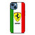 FERRARI ITALI FLAG LOGO iPhone 14 Case Cover