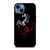 FERRARI LOGO CHROME HORSE iPhone 14 Case Cover