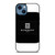 GIVENCHY PARIS BLACK LOGO iPhone 14 Case Cover
