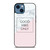 GOOD VIBES ONLY MARBLE iPhone 14 Case Cover