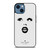 KATE SPADE BLACK WHITE FACE iPhone 14 Case Cover