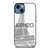 KENZO PARIS EIFFEL TOWER iPhone 14 Case Cover