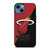 MIAMI HEAT BASKETBALL LOGO iPhone 14 Case Cover