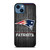NEW ENGLAND PATRIOTS WOODEN LOGO iPhone 14 Case Cover
