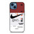 OFF WHITE NIKE AIR JORDAN SNEAKERS iPhone 14 Case Cover