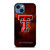 TEXAS TECH FOOTBALL LOGO iPhone 14 Case Cover