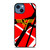 VAN HALLEN RED ABSTRACT LOGO iPhone 14 Case Cover