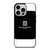 GIVENCHY PARIS BLACK LOGO iPhone 14 Pro Case Cover