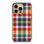 PIXELIZED TARTAN PATTERN iPhone 14 Pro Case Cover