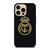 REAL MADRID CF LOGO BLACK iPhone 14 Pro Case Cover