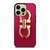 SALVATORE FERRAGAMO LOGO MAGENTA iPhone 14 Pro Case Cover