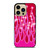 SNINY PINK FLAMES iPhone 14 Pro Case Cover