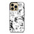 SPACE DOG WHITE PATTERN iPhone 14 Pro Case Cover