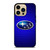 SUBARU BLUE METAL LOGO iPhone 14 Pro Case Cover