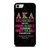ALPHA KAPPA ALPHA QUOTE iPhone SE 2022 Case Cover