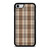 BROWN PLAID PATTERN iPhone SE 2022 Case Cover