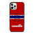MONTREAL LES CANADIENS STRIPED LOGO iPhone 12 Pro Case Cover