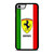 FERRARI ITALI FLAG LOGO iPhone SE 2022 Case Cover