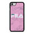 FILA SPORT PINK MARBLE LOGO iPhone SE 2022 Case Cover