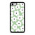 GREEN RETRO FLORAL PATTERN iPhone SE 2022 Case Cover