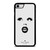 KATE SPADE BLACK WHITE FACE iPhone SE 2022 Case Cover
