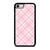 LIGHT PINK PLAID PATTERN iPhone SE 2022 Case Cover