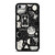 LUNAR PATTERN BLACK WHITE iPhone SE 2022 Case Cover LUNAR PATTERN BLACK WHITE iPhone SE 2022 Case Cover