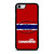 MONTREAL LES CANADIENS STRIPED LOGO iPhone SE 2022 Case Cover