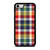 PIXELIZED TARTAN PATTERN iPhone SE 2022 Case Cover