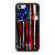 USA FLAG AMERICAN BASEBALL BLACK WHITE iPhone SE 2022 Case Cover USA FLAG AMERICAN BASEBALL BLACK WHITE iPhone SE 2022 Case Cover