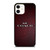 COACH NEW YORK LOGO LEATHER iPhone 12 Case Cover