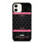 COACH NEW YORK PINK BLACK iPhone 12 Case Cover