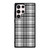 GREY CHECK FABRIC TEXTURES Samsung Galaxy S23 Ultra Case Cover