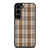 BROWN PLAID PATTERN Samsung Galaxy S23 Plus Case Cover