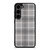 GREY TARTAN PLAID PATTERN Samsung Galaxy S23 Plus Case Cover