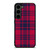 RED BLUE TARTAN PLAID PATTERN Samsung Galaxy S23 Plus Case Cover