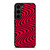 WAVY RED PATTERN Samsung Galaxy S23 Plus Case Cover