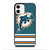MIAMI DOLPHINS logo iPhone 12 Case Cover MIAMI DOLPHINS logo iPhone 12 Case Cover