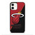 MIAMI HEAT BASKETBALL LOGO iPhone 12 Case Cover