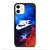 NIKE LOGO NEBULA iPhone 12 Case Cover